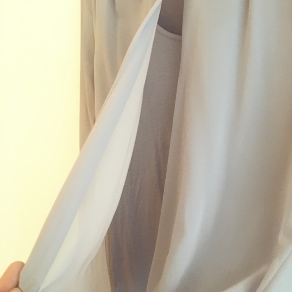 Adorable Long Sleeve Dusty Pink Blouse with Lining - Picture 4 of 5